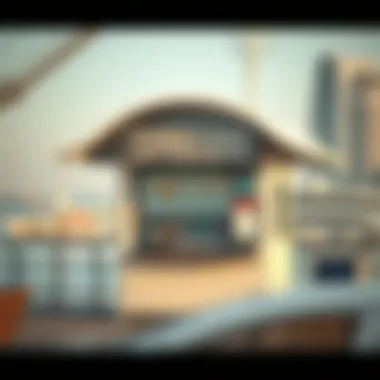 Ferry Ticketing Kiosk Ticketing kiosk for ferry service between Dubai attractions