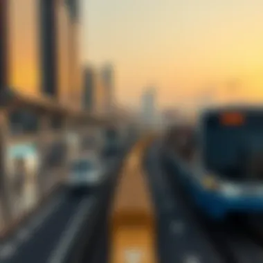 Integration of Transport Systems in Dubai Conceptual illustration of integrated transport systems in Dubai