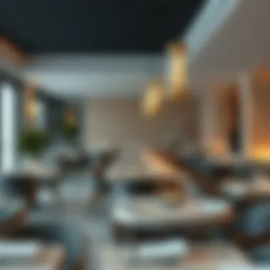 Modern Dining Ambiance in Aljada An elegant restaurant interior reflecting the modern aesthetics of Aljada