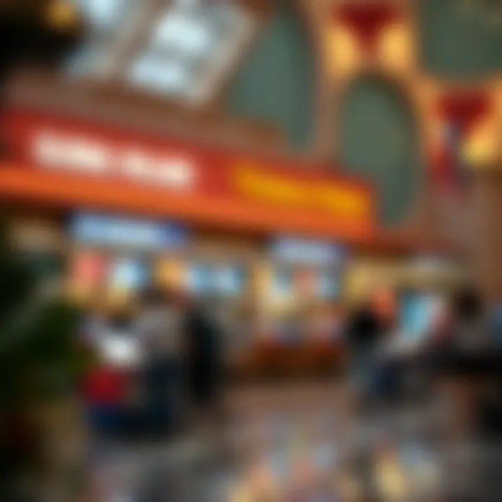 Ticket Acquisition Points Global Village ticket counters