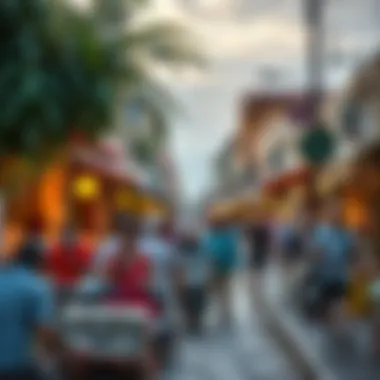 Community Life at the Golden Mile Vibrant community atmosphere around the Golden Mile