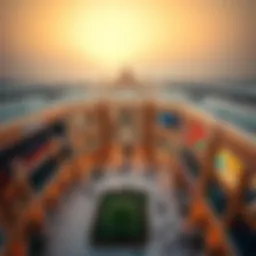 Aerial view showcasing the stunning architecture of Grand Al Khail Mall