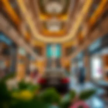 Luxurious Shopping Experience Inside Grand Al Khail Mall Interior shot highlighting luxurious shopping experiences at Grand Al Khail Mall