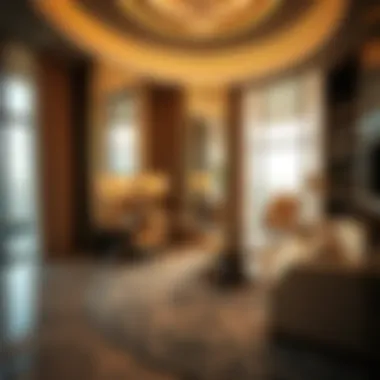 Luxurious suite interior reflecting opulence and comfort at Grand Millennium Al Wahda