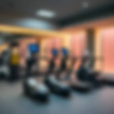 State-of-the-Art Fitness Equipment Interior shot highlighting the state-of-the-art fitness equipment