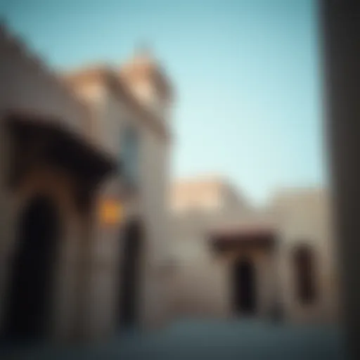 Traditional Architecture in Al Shindagha Traditional architecture in Al Shindagha showcasing Dubai's heritage