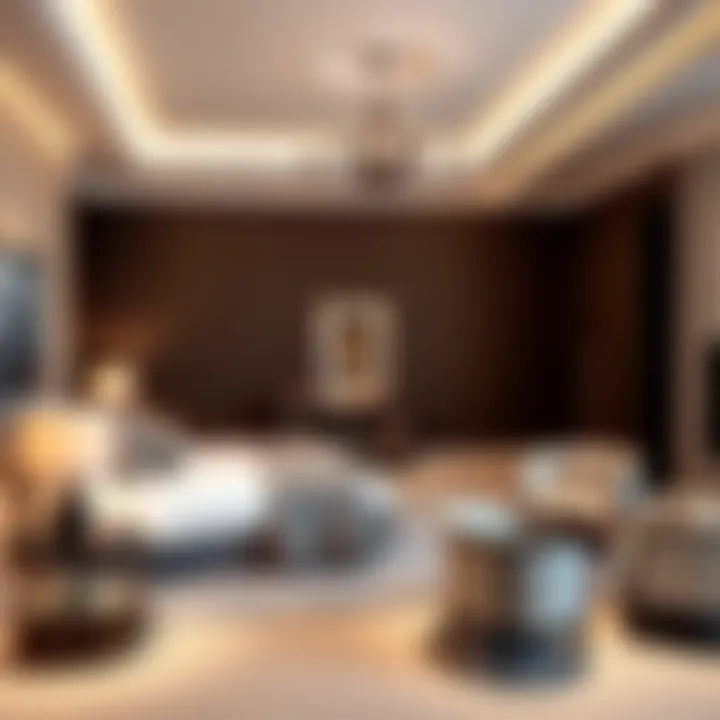 Luxurious suite interior at Jannah Hotel with elegant furnishings