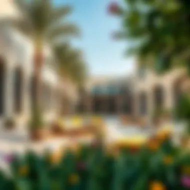 Inviting Outdoor Areas in Jumeirah Park Beautiful outdoor space highlighting community living