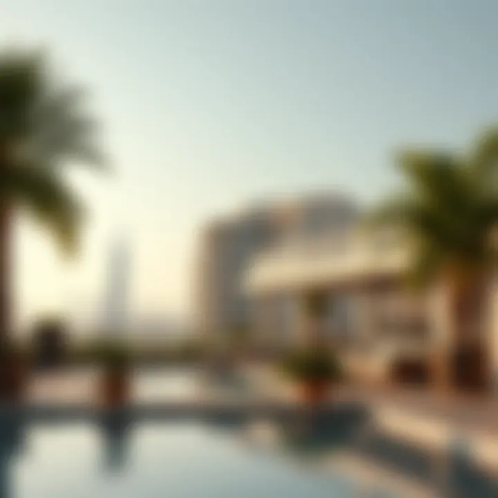 Vibrant lifestyle representation in Dubai's luxury sector