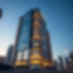 Latifa Tower exterior view highlighting its modern architecture