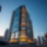 Modern Architecture of Latifa Tower Latifa Tower exterior view highlighting its modern architecture