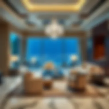 Sophisticated Living Room Showcasing Opulent Design Elegant interior design of a lavish living room