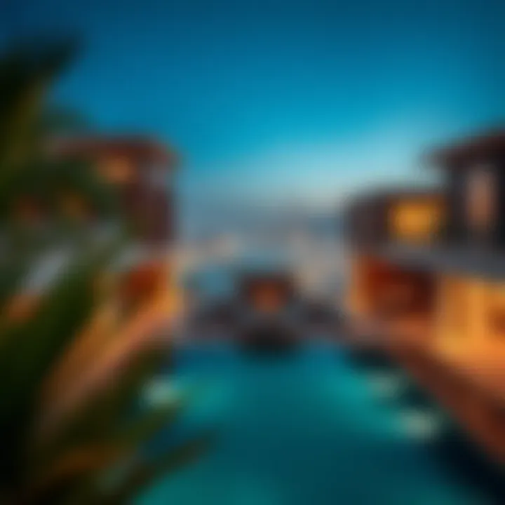 Exquisite Villa Offering Panoramic City Views Luxurious villa with a stunning pool and skyline view