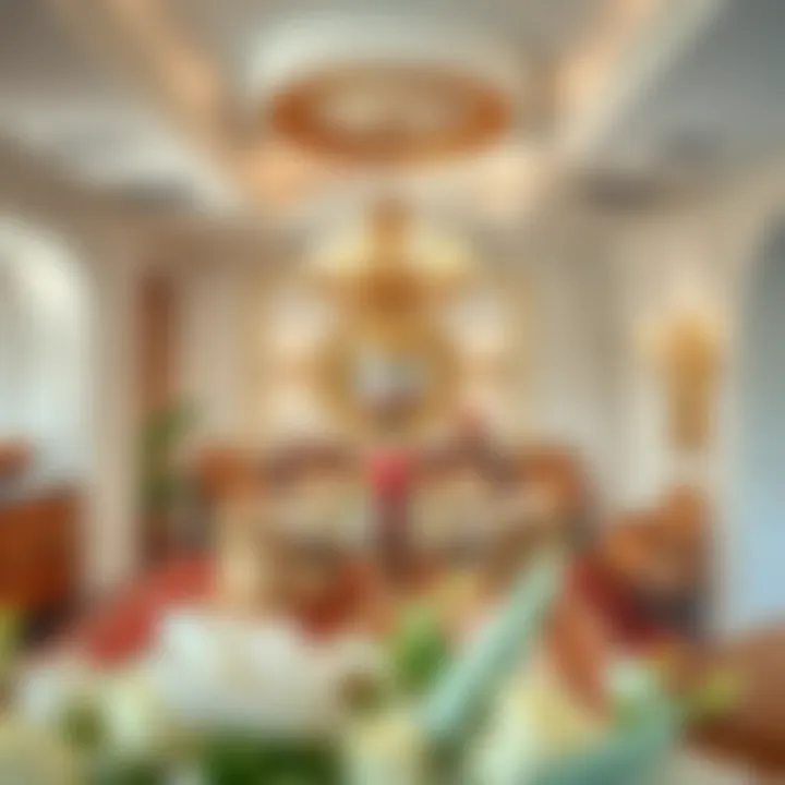 Bespoke Dining Experience in Dubai Elegant dining area featuring bespoke furnishings and decor