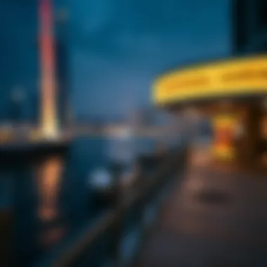 Map of Connections from Marina Mall Ferry Station Map highlighting the connections of Marina Mall Ferry Station to key destinations