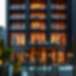 A stunning view of the Millennium Montrose Executive Apartment's exterior