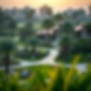 Embracing Nature in Mina Al Arab Lush green spaces and recreational areas within the Mina Al Arab community.