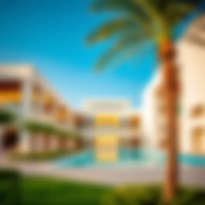 Architectural Marvels of Nad Al Sheba Gardens Modern architectural design in Nad Al Sheba Gardens