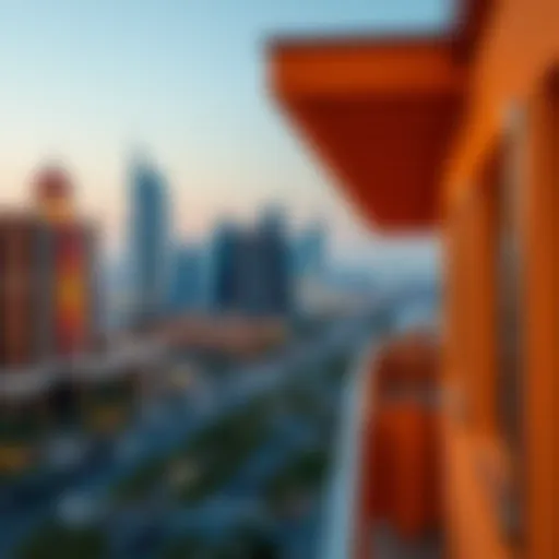 Breathtaking skyline view of Naif Deira