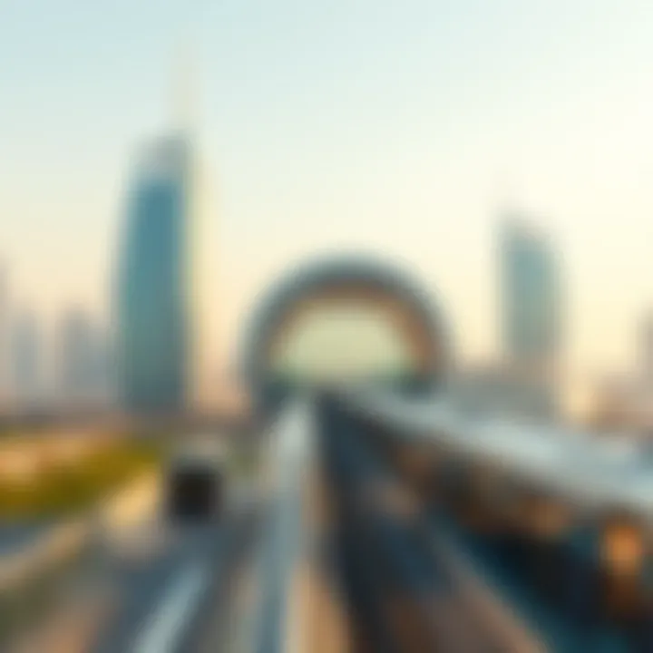 Graphic depicting future expansion plans for the Dubai Metro network