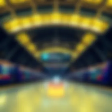 Vibrant image of a prominent Dubai Metro station with architectural highlights