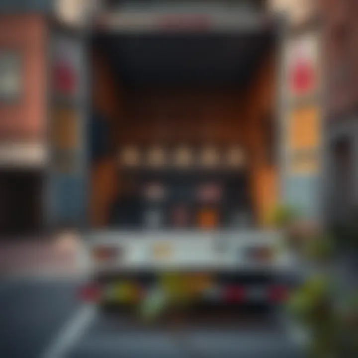 Efficient Furniture Transport Solutions A well-organized moving truck ready for furniture transport