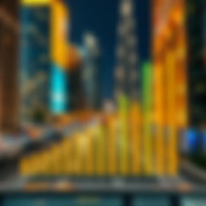 Trends in Job Growth within Dubai's Economy Graph showing job growth trends in Dubai