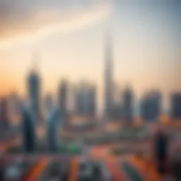 Skyline of Dubai representing career opportunities