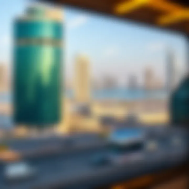 A view of Dubai Creek Harbour from the metro perspective