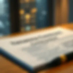 Detailed view of a tenancy contract in Dubai