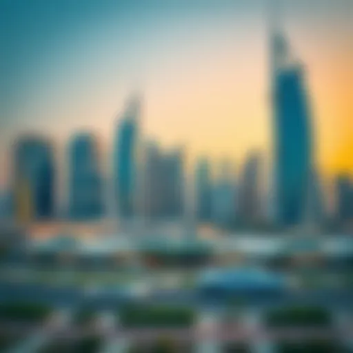 Dubai's Architectural Marvels A dynamic skyline of Dubai showcasing modern architecture