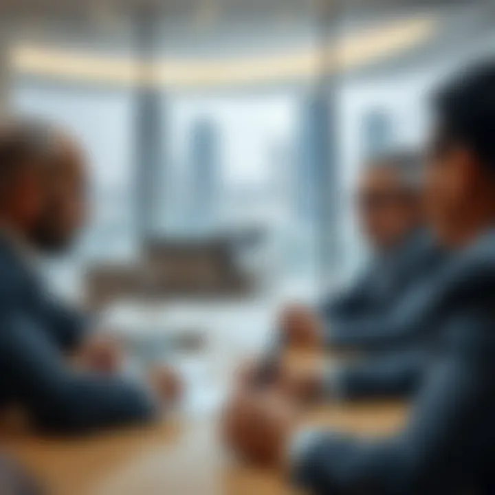 Negotiation Techniques in Real Estate A close-up of a real estate negotiation meeting