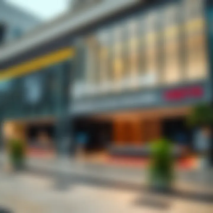 Modern banking facilities in Dubai