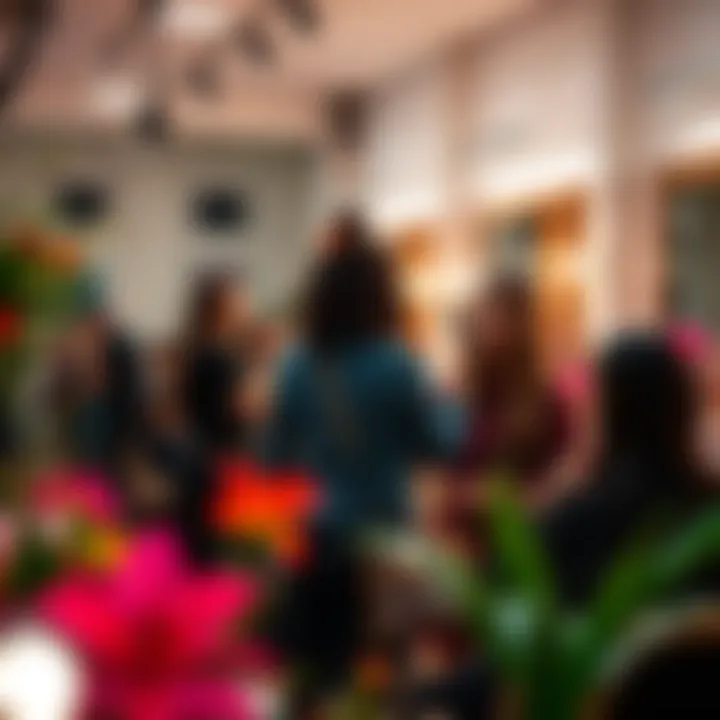 Engaging community events held at the salon