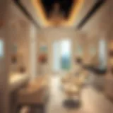 Elegant salon interior showcasing beauty and sophistication