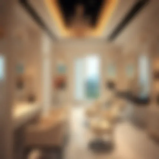 Elegant salon interior showcasing beauty and sophistication