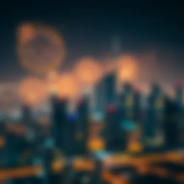 Fireworks Display Over Dubai Fireworks illuminating the Dubai night sky