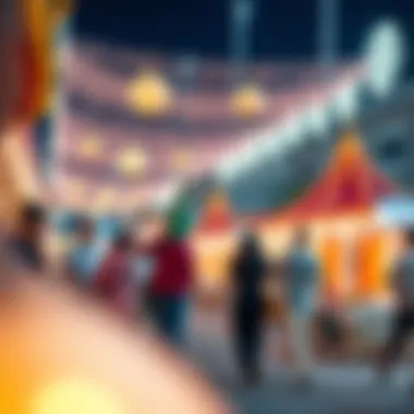 Modern Festivities in Dubai Modern festivities in Dubai showcasing cultural diversity