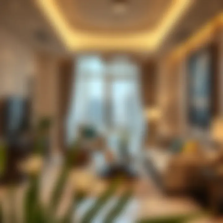 Luxurious interior design in a Ras Al Khor apartment
