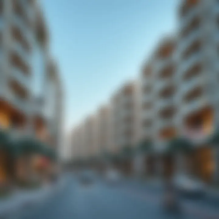 Stunning view of Ras Al Khor apartments showcasing modern architecture