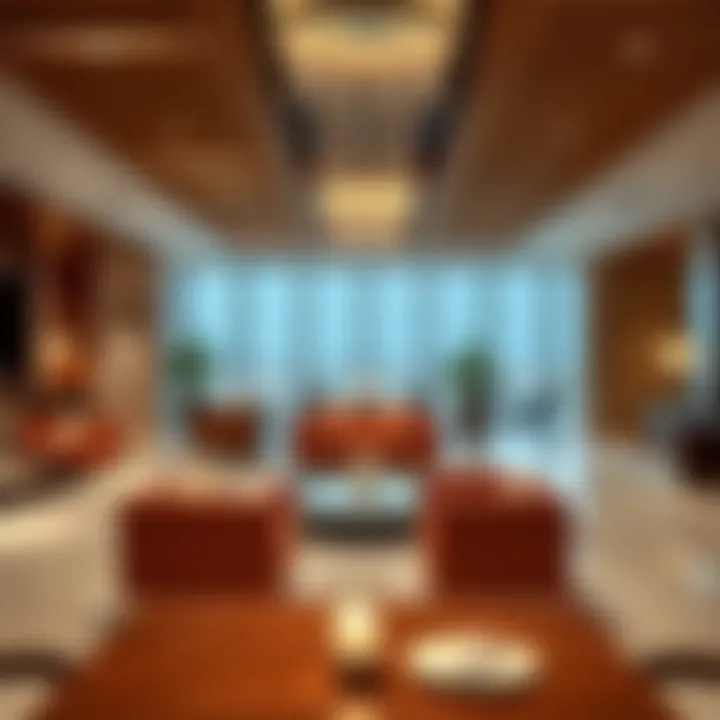 Luxurious amenities offered within Rashidiya Towers