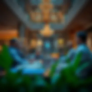 Strategic planning session involving real estate developers