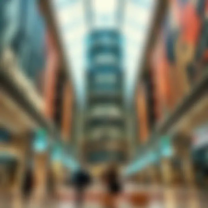 Luxurious shopping experience at a Dubai mall