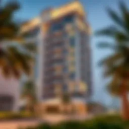 Modern apartment building in Al Mizhar