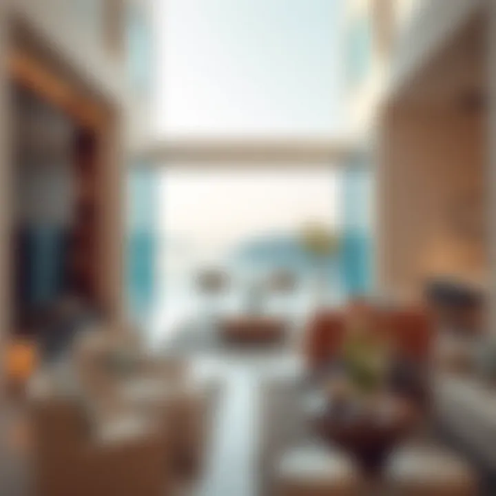 Luxurious interiors reflecting Santorini's charm