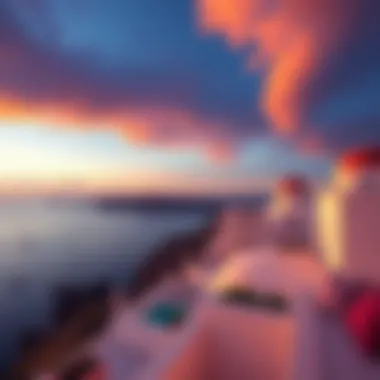 Breathtaking Sunset View from Samana Santorini Breathtaking sunset view from Samana Santorini
