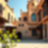 Traditional Charm of Satwa A stunning view of Satwa's traditional architecture