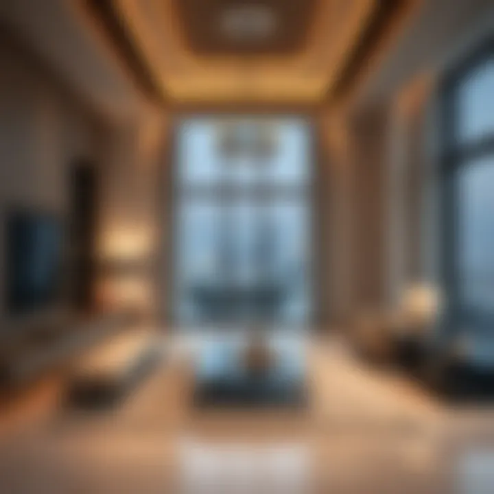 Luxurious interior design within one of the residences at Shorooq Land 2