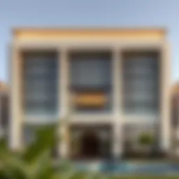 Exterior view of Talia by Emaar showcasing modern architecture