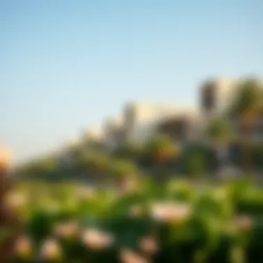 Serene Landscape Surrounding Talia Landscape design featuring lush greenery around Talia development